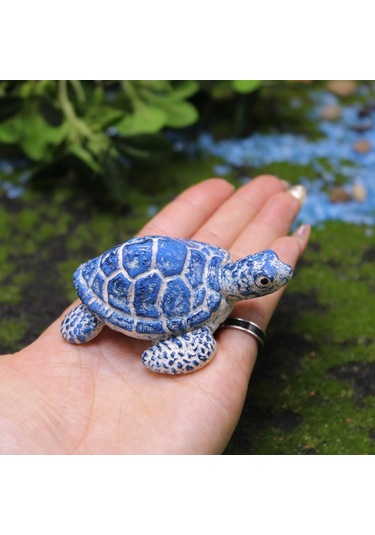 Suntek 2 Adet Kaplumbağa Tuvalet Cıvatası Kapağı Ev Sahili Mavi