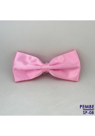 18 Renk X Düz Renk Saten Papyon - Spv