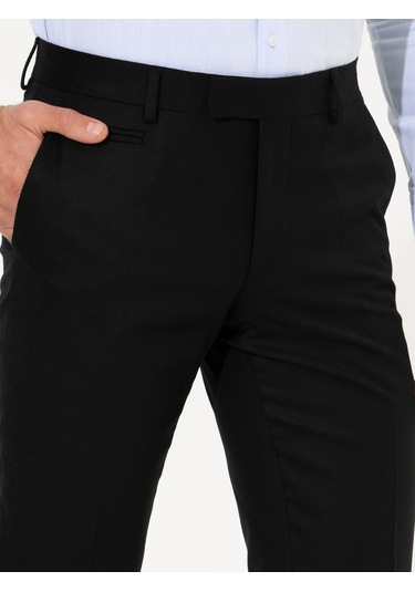 Cacharel Siyah Slim Fit Kumaş Pantolon