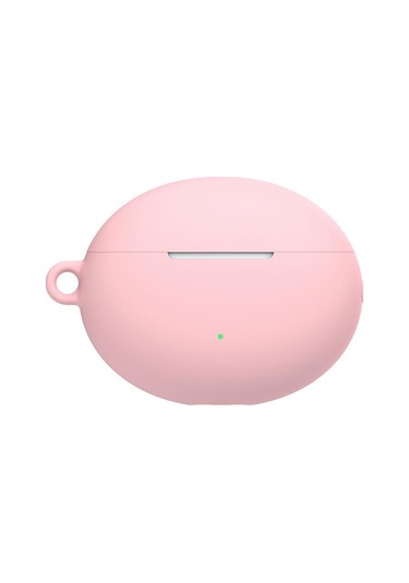 Xiaomi Redmi Tomurcukları 4 Aktif Kulaklık Koruyucu Kılıf Silikon Sevimli Kapak Silikon Saf Renk Kapak Redmi Tomurcukları 4 Aktif Pembe