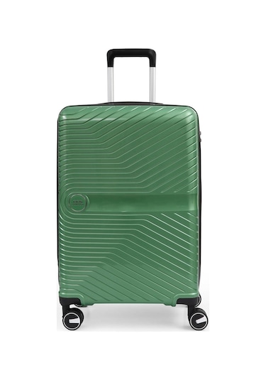 Ççs 5239 Polipropilen Orta Boy Valiz-metalik Yeşil Metalik Yeşil