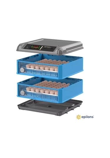 Tam Otomatik 128 Yumurta Kapasiteli Kuluçka Makinesi - Civciv Kaz Hindi Ördek Yetiştiriciliği Wifi K