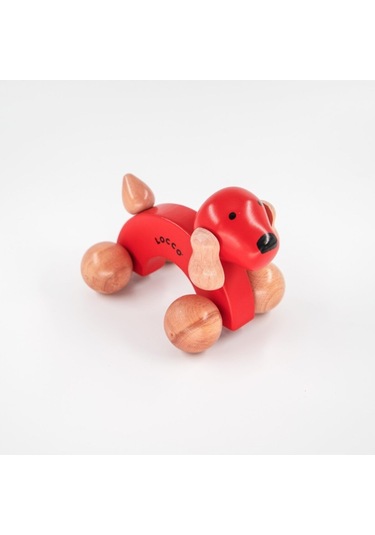 Ahşap Köpek Kırmızı