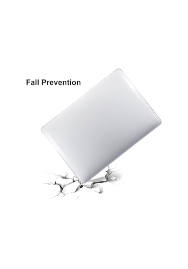 MacBook Pro 16inç Koruyucu A2485 Laptop Kılıf + Silikon Toz Fişleri Mavisi