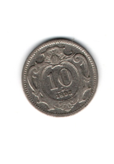 Avusturya Macaristan 10 Heller 1893 Mp2058