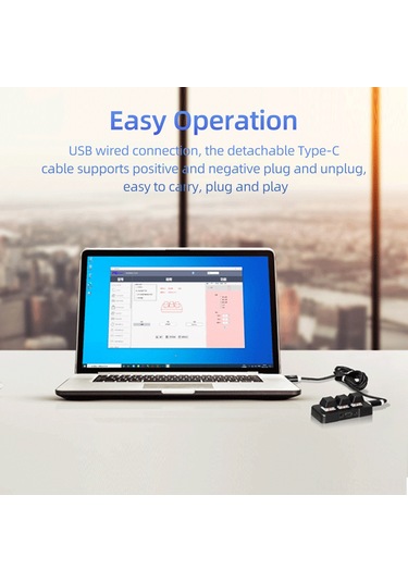 Springsun Mk321u 3 Tuşlu Mekanik Mini Klavye - Oyun Ve Ofis İçin Mavi Switchli, Usb-c Bağlantılı