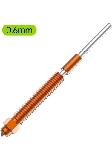 Qingmipy Creality K2 Plus İçin "unicorn" K2p 0.6mm Hızlı Değişimli Tüp - Tam Metal Entegre Tasarım, Çeşitli Filamentler İçin Uyumlu, Titanyum Alaşımlı Isı Kesici, Tıkanıklık Olmayan Sade İç Duvar