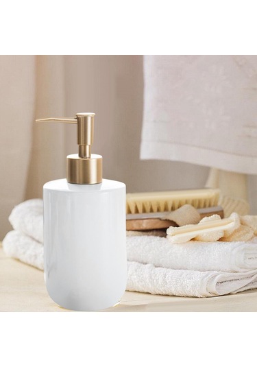 Homyl Doldurulabilir Pompa Şişeleri Tezgah 7.8cmx18cm-beyaz Beyaz Diğer