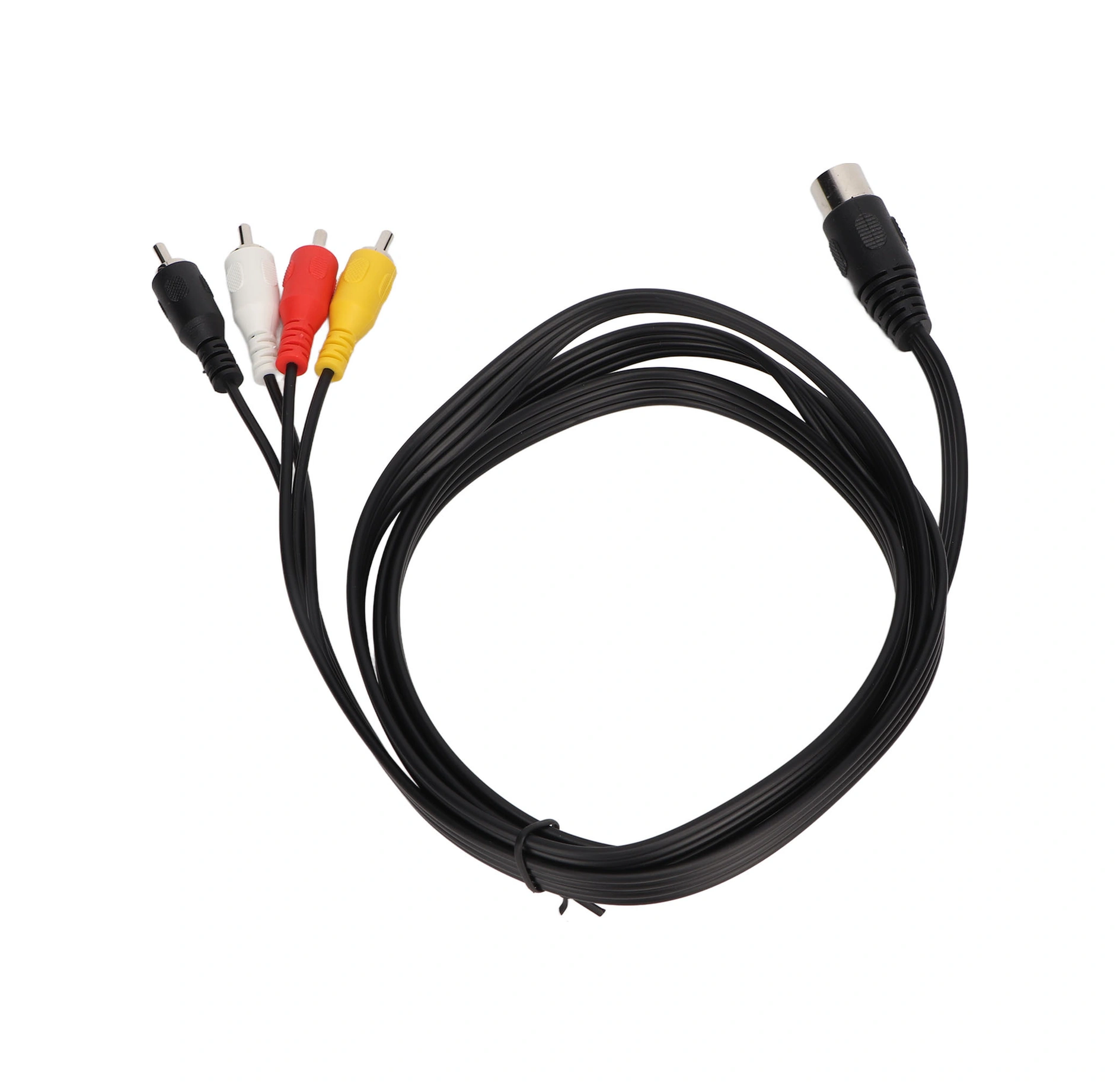 Shineyee 1.5m Saf Bakır Çekirdekli Din 5pin Erkekden 4rca Erkeğe Ses Kablosu - Pvc Kaplama, Çift Koruma, Plug & Play