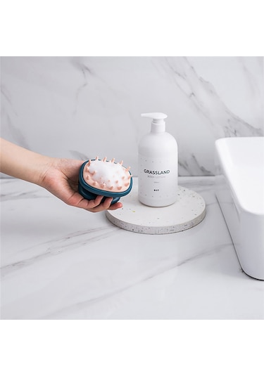 Suofeng Yumuşak Silikon Saç Masaj Fırçası - Islak Ve Kuru Saçlar İçin Rahatlatıcı Kafa Derisi Bakımı