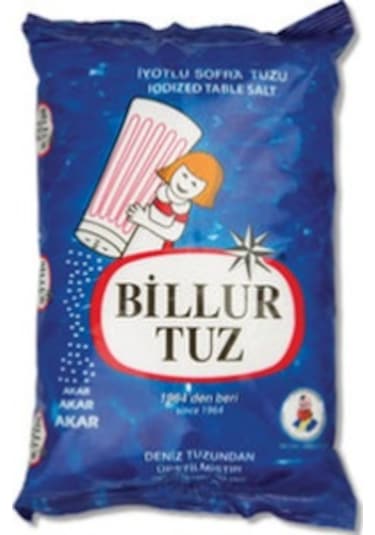 Billur Tuz İyotlu Sofra Tuzu 750 G
