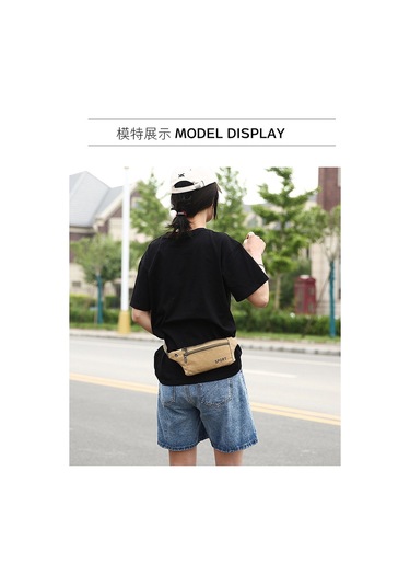 Erkekler İçin Şık Ve Dayanıklı Kanvas Omuz Çantası, Spor Ve Günlük Kullanım İçin Pratik Aksesuar Kahverengi