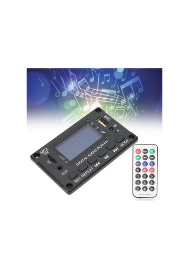 Ganzhoushop Wav Mp3 Lcd Kurulu Fonksiyonlu Flac Ekranlı Dekoder Çok Araba Müzik Çalar Oynatıcı