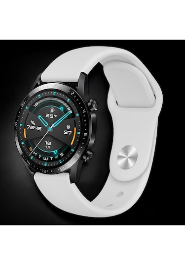 Mi Watch Color İçin Uyumlu 22mm Silikon Kordon