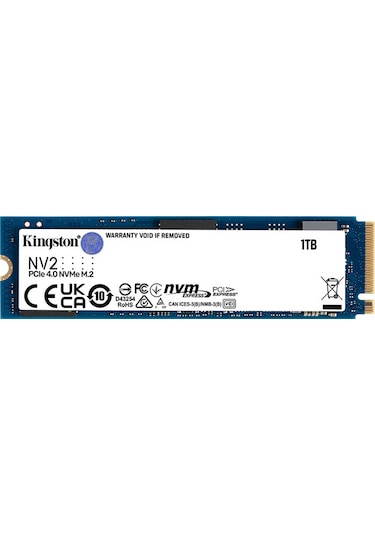 Kingston NV2 SNV2S/1000G 1 TB PCIe 4.0 NVMe M.2 SSD