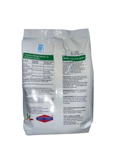 Vaniperen Ws Npk 20-20-20+te Gübre 1 KG
