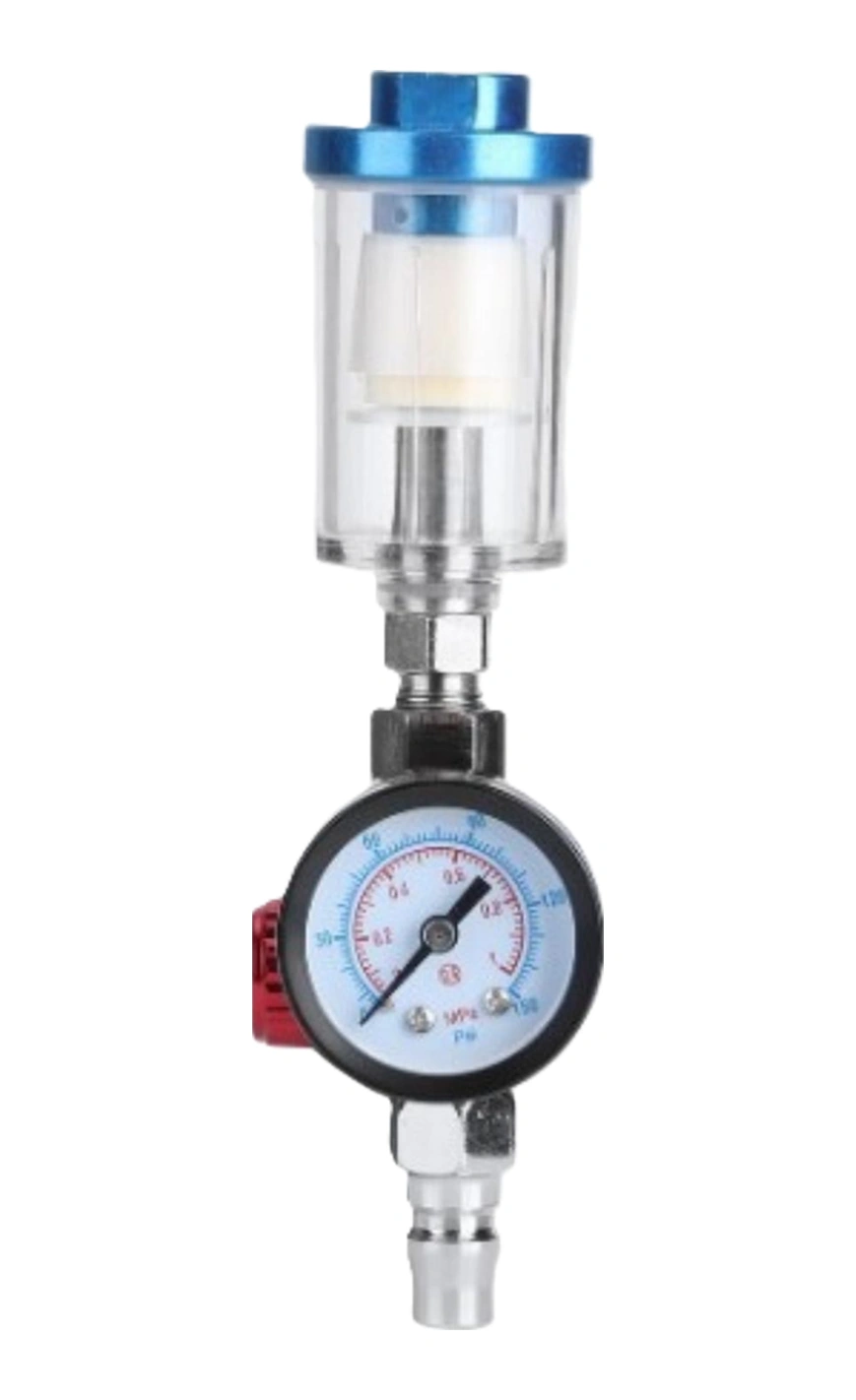 Padalink Metal Hava Filtresi Ve Regülatörü - 0-1mpa Ayar Aralığı, 1/4" Bağlantı, Görünür Manometre, Su Trapi İle