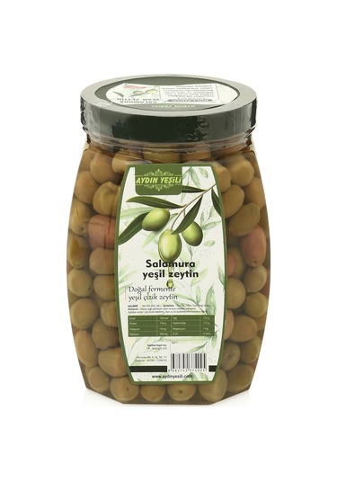 Aydın Yeşili Yeşil Çizik Zeytin 1250 G