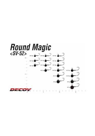 Decoy Sv-52 Round Magic Jh Jig Head (489822826)