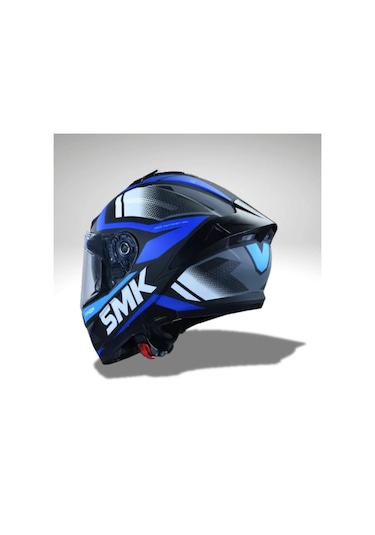 Smk Typhoon Thorn Gl251 Ece22.06 Dar Kalıp Kapalı Kask Mavi - Siyah