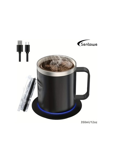 Willowhaven Senbowe Usb Masaüstü Isıtma Pedi Seti Mavi Sıcaklık Kontrolü 10 Saat Otomatik Kapanma