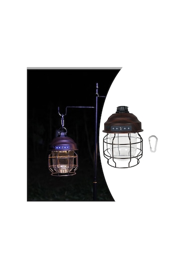 Homyl Led Fener Taşınabilir Işık Şarj Ahşap-tahıl Ahşap Tahıl Kahverengi