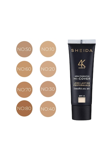 Sheida SPF 15 Make Over Krem Fondöten No: 20
