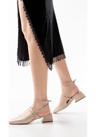 St-003 Ten Rugan Günlük 4 Cm Topuklu Bayan Ayakkabı Renksiz