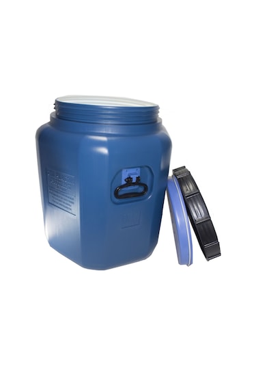 Plastik Yağ Varili 50X80 Litre Içi Beyaz Yağ Turşu Şarap Varil 50 Litre Çok Renkli