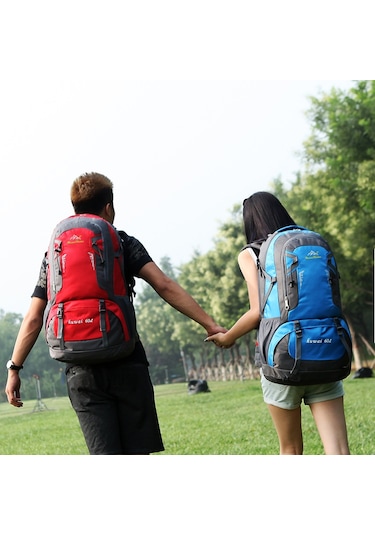 Vanaheimr 8610 Outdoor Kamp Yürüyüş Sırt Çantası 60litre Kırmızı