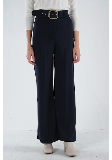 Lacivert Bol Paça Pantolon 3974959.02 Lacivert