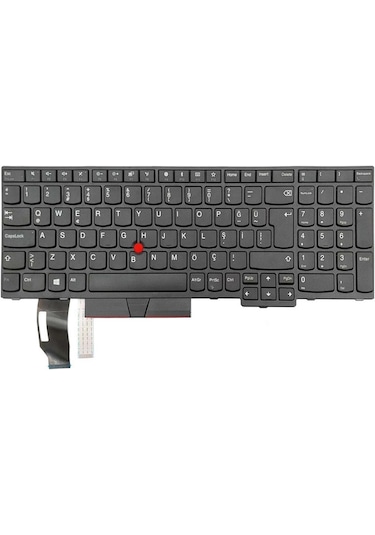 Lenovo Uyumlu Thinkpad E580 E585 E595 Notebook Klavye Siyah Tr