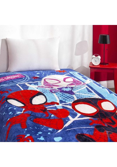 Lisanslı Spidey Team Tek Kişilik Battaniye 000000001000051504 Çok Renkli