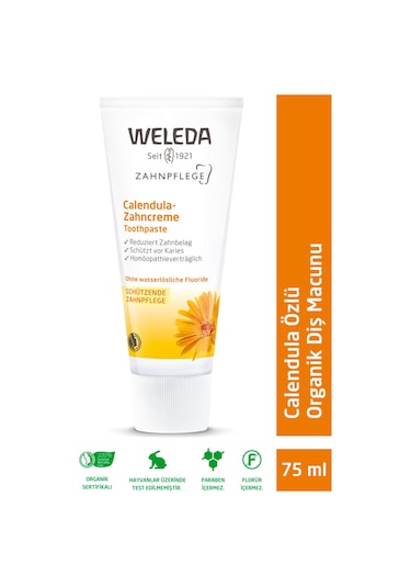 Weleda Calendula Özlü Organik Diş Macunu 75 ML