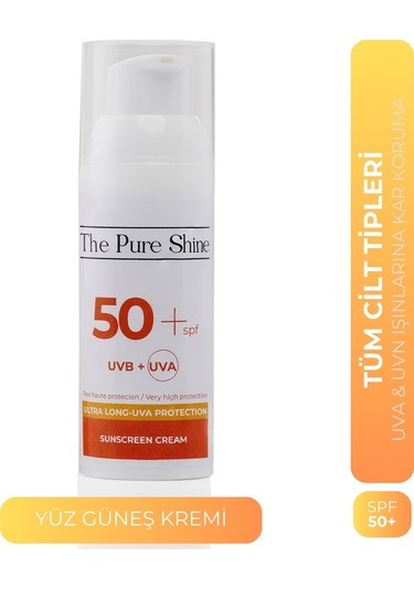 The Pure Shine Çok Yüksek Korumalı Güneş Kremi SPF50+ 50 ML