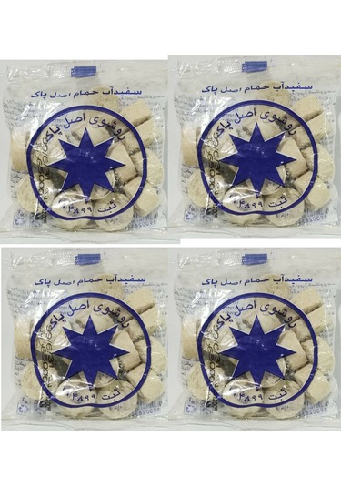 4 Adet Ruşur Taşı Mühürlü Sefidab Taşı 1 Paket 400 Gr 13 - 17 Arası