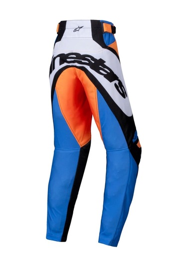 Alpinestars Youth Racer Melt Off-road Motosiklet Pantolonu Oranj Mavi Beyaz