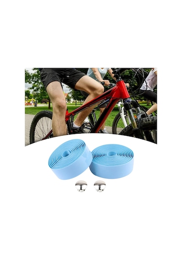 Homyl Bisiklet Aksesuarları Için Gidon Bandı Nefes Açık-mavi Açık Mavi