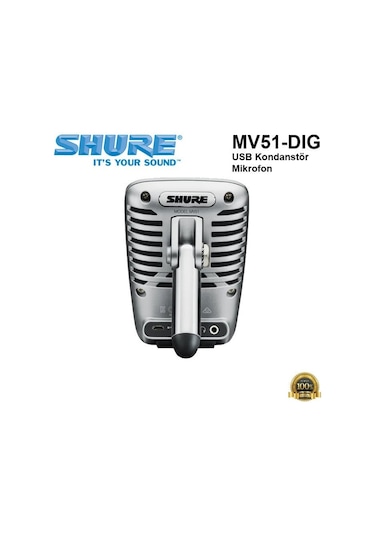 Shure Mv51-Dıg Usb Kondanstör Mikrofon