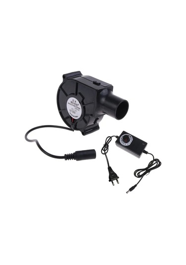 Lemestar Taşınabilir Turbo Üfleyici - Hız Kontrollü, 220v Kamp Barbekü Üfleyici