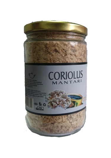 Agroma Koriolus Öğütülmüş Kuru Hindi Kuyruğu Mantarı Cam Kavanoz 100 G