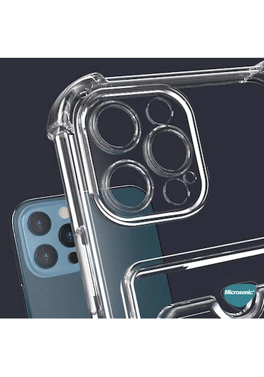 Microsonic Tecno Pova 5 Pro Card Slot Shock Kılıf Füme -