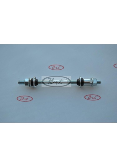 Bisiklet Arka Tekerlek Mili Siyah - Kırmızı - Beyaz