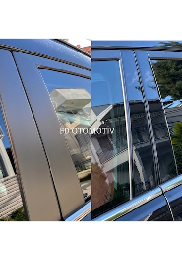 Hyundai Tucson 2015 - 2020 Kapı Direği Kaplama Piano Black Renk
