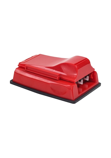 Jzcat 8.0mm Üç Tüplü Taşınabilir Manuel Sigara Rulosu-kırmızı