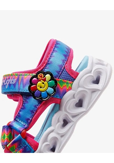 Skechers Heart Lights Sandals 302675n Mlt Işıklı Sandalet Karışık