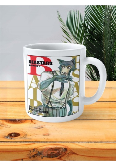 Beastars Baskılı Kupa Bardak Kişiye Özel Model 1 Çok Renkli
