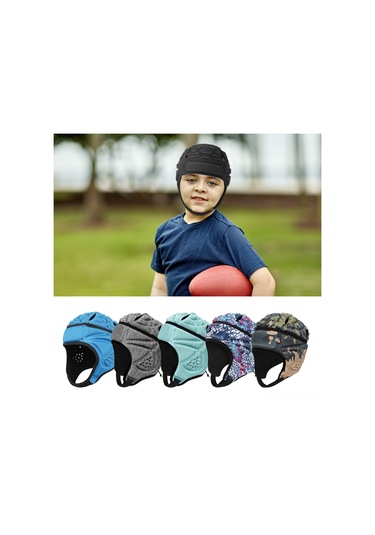 Geeroyoo Çocuklar İçin Kamuflajlı Antrenman Korumalı Kask - Futbol Kalecisi, Amerikan Futbolu, Beysbol İçin Yumuşak Sponge Malzeme Çok Renkli