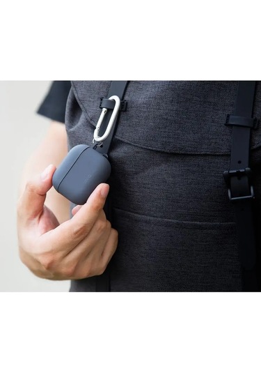 Unıq Airpods Uyumlu Pro 2 Kılıfı Nexo Kulaklık Standlı 147855463 Mavi