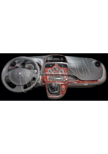 Renault Kangoo Konsol-torpido Kaplama 2008-2013 14 Parça-karbon Karbon